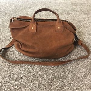 Authentic Clare Vivier Messanger Bag Brown Leather